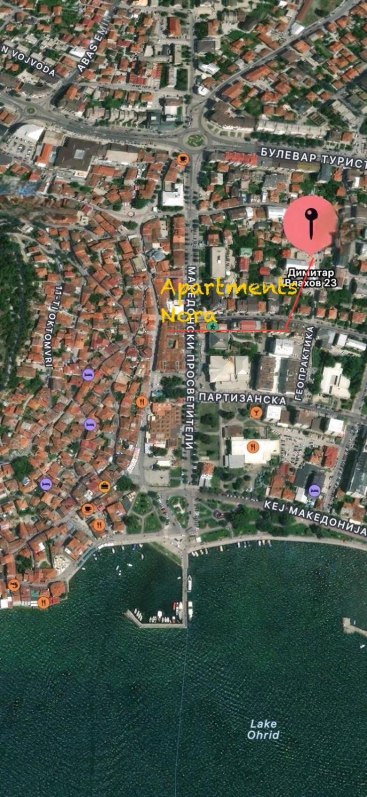 Apartments Nora Ohri Dış mekan fotoğraf